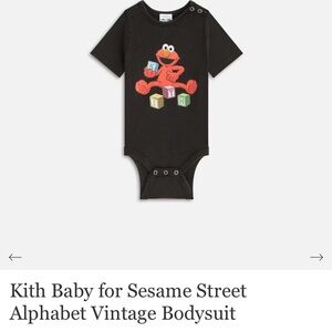 Kith limited edition Sesame Street onesie
